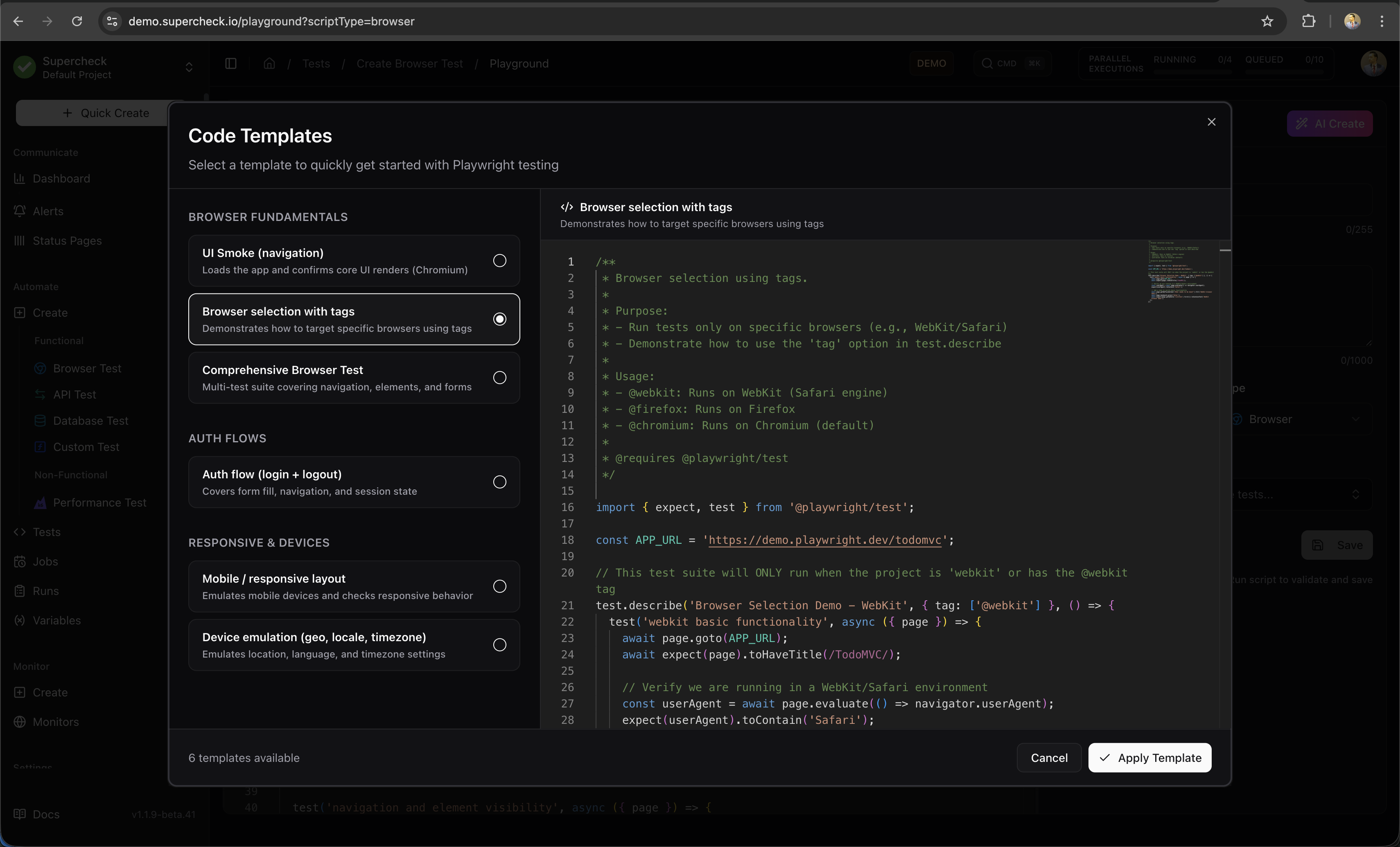 Code Templates
